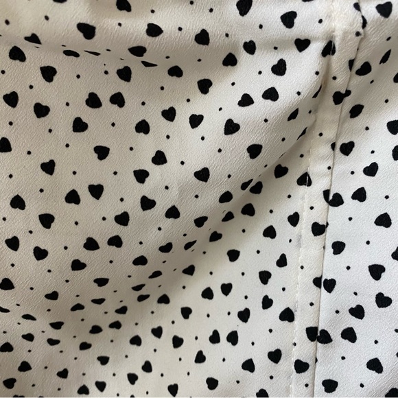 Corset top with heart print and tie straps - Picture 5 of 6